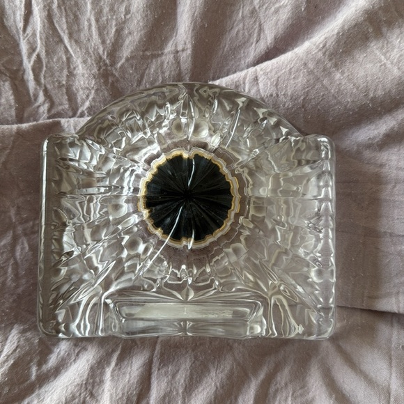 VTG Mikasa Crystal Desk Clock - needs battery - Picture 3 of 3